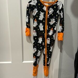 Little Sleepies Halloween Convertible Footie Zippie 6-12 months